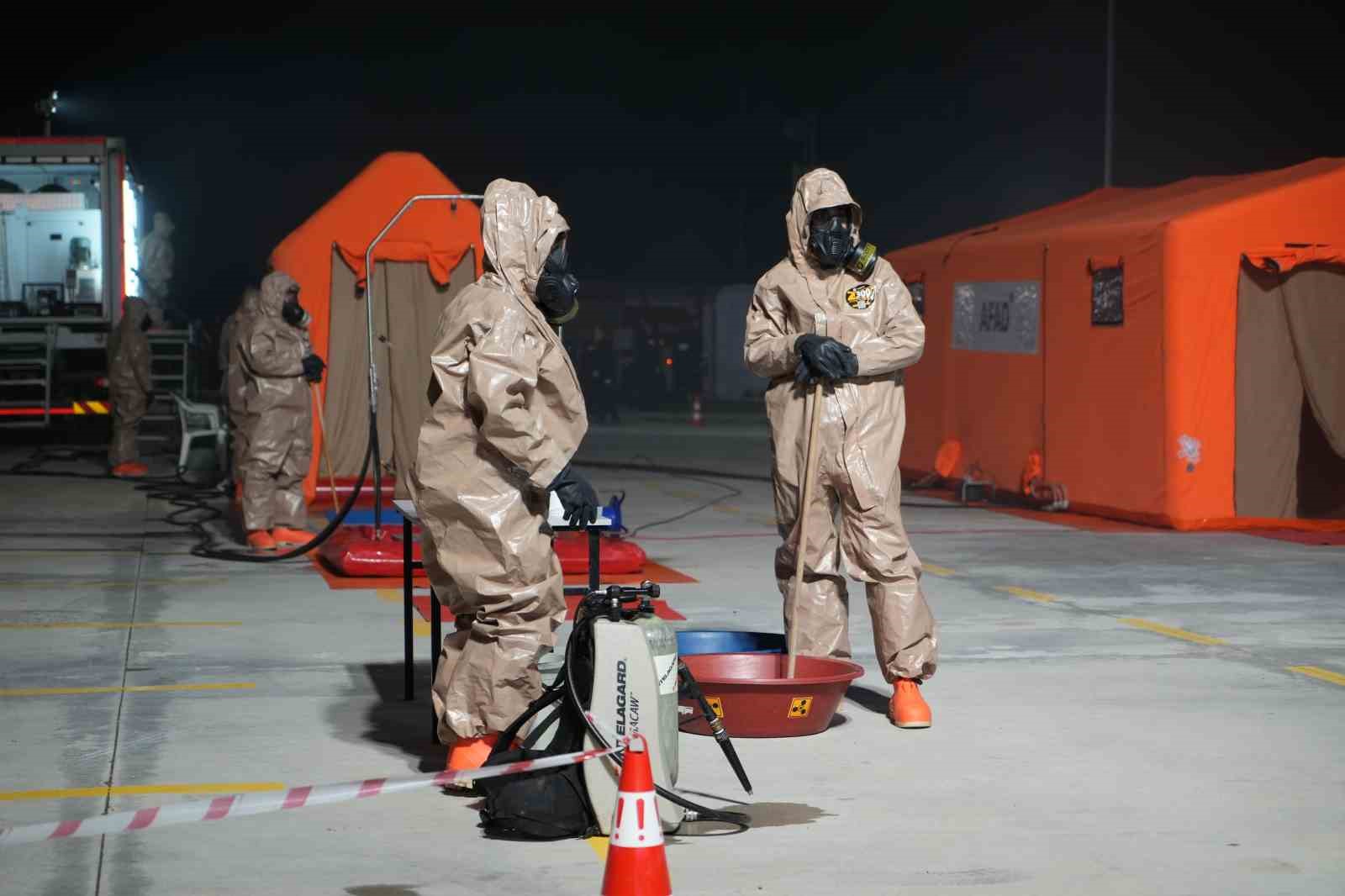 Samsun Şehir Hastanesi’nde KBRN tatbikatı
