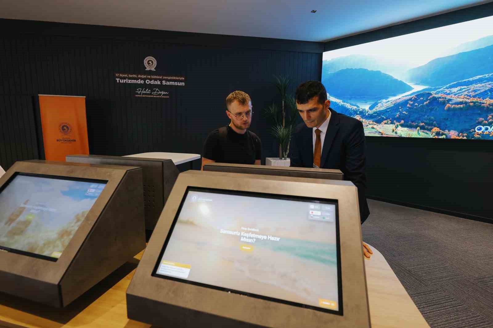 Samsun Tanıtım Merkezi’ne yoğun ilgi: Şehrin vitrini oldu
