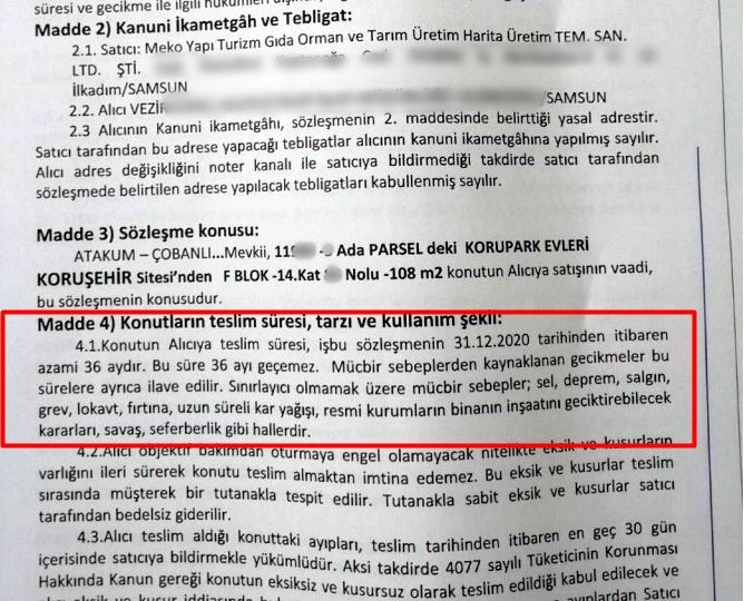 Samsun’da 10 yıldır tamamlanamayan site, 100’lerce kişiyi mağdur etti
Samsun’da 10 yıldır tamamlanamayan site, 100’lerce kişiyi mağdur etti