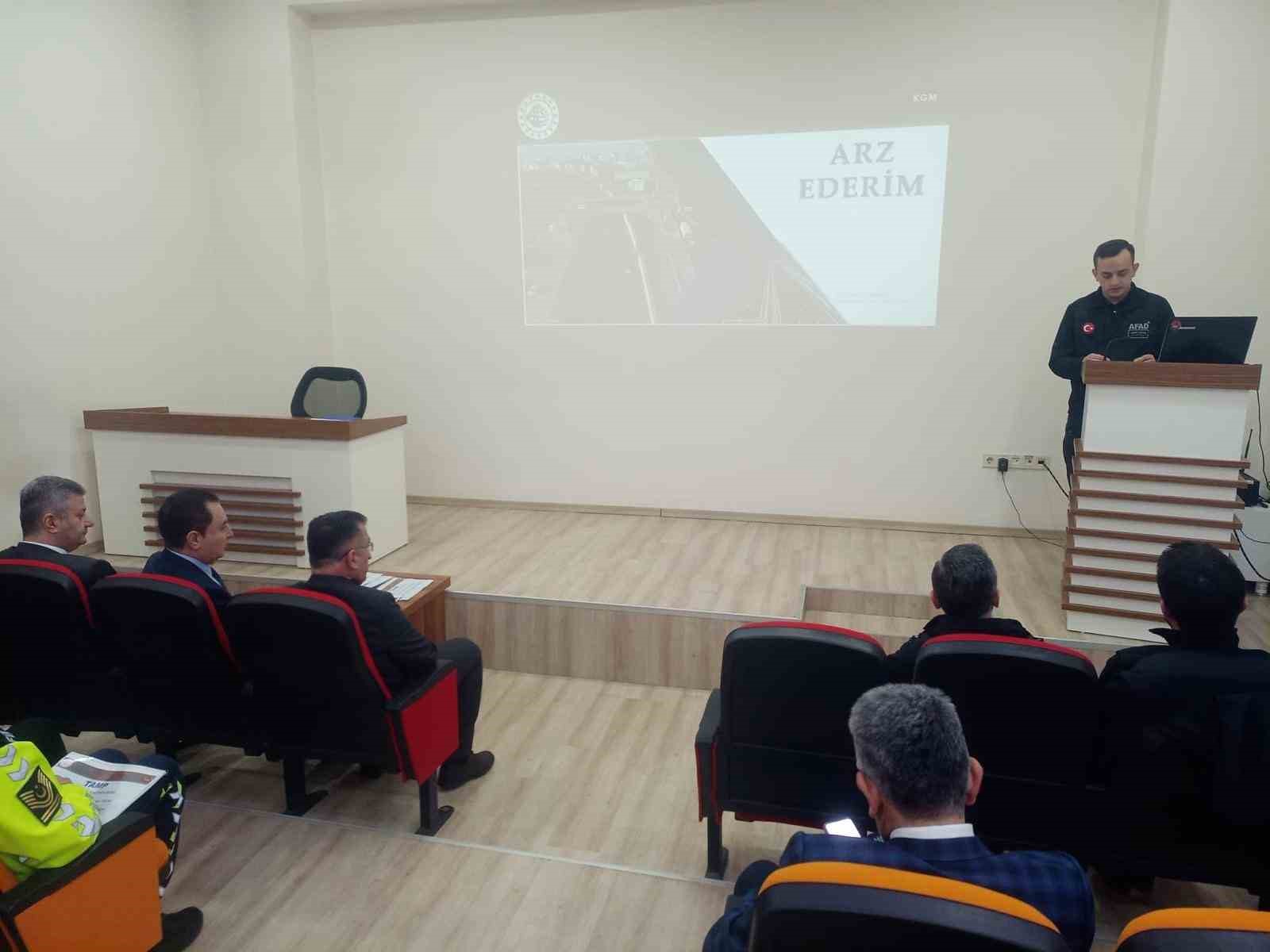 Samsun’da afet hazırlığı toplantısı
