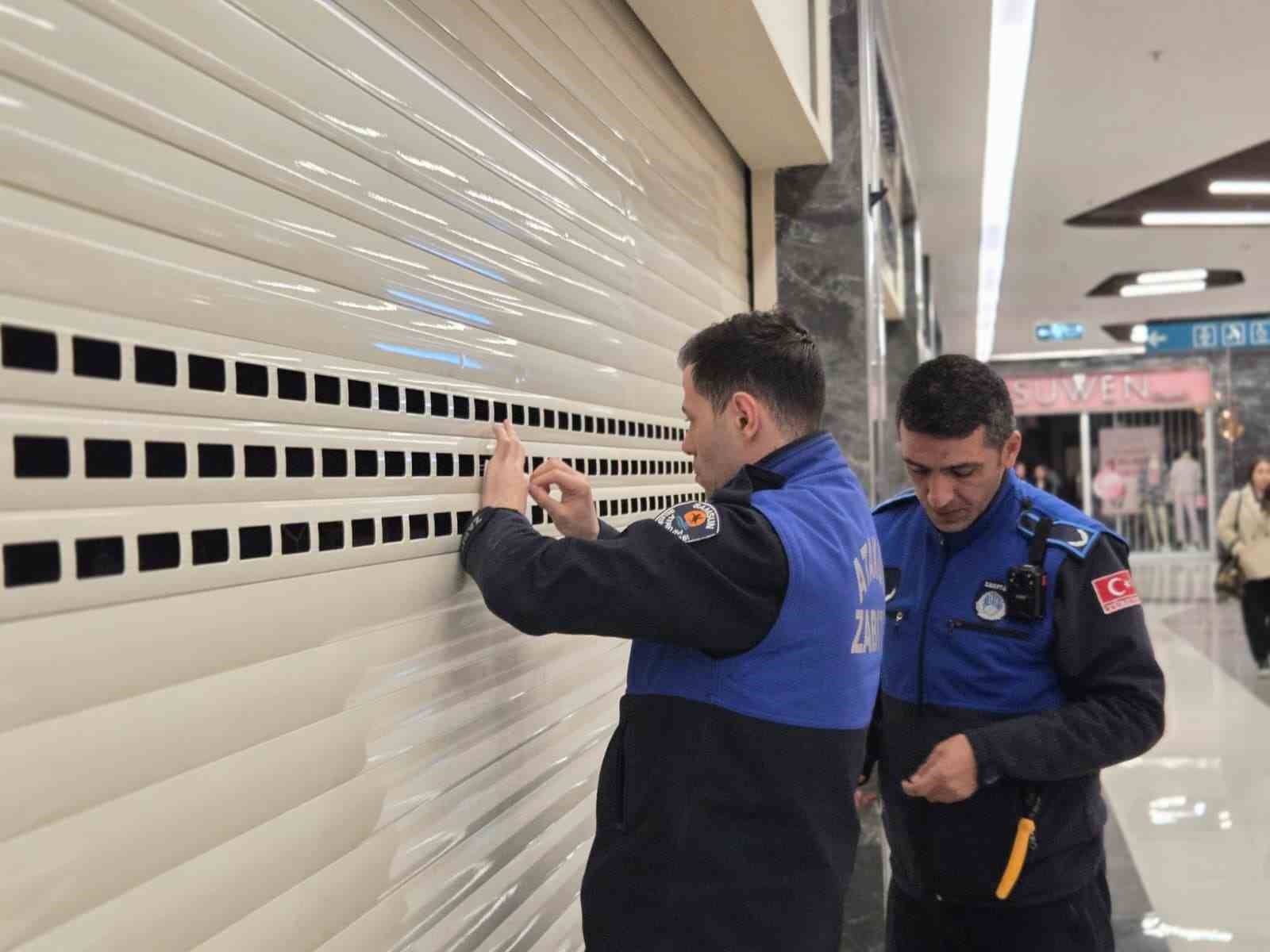 Samsun’da CityMall AVM’ye mühür
