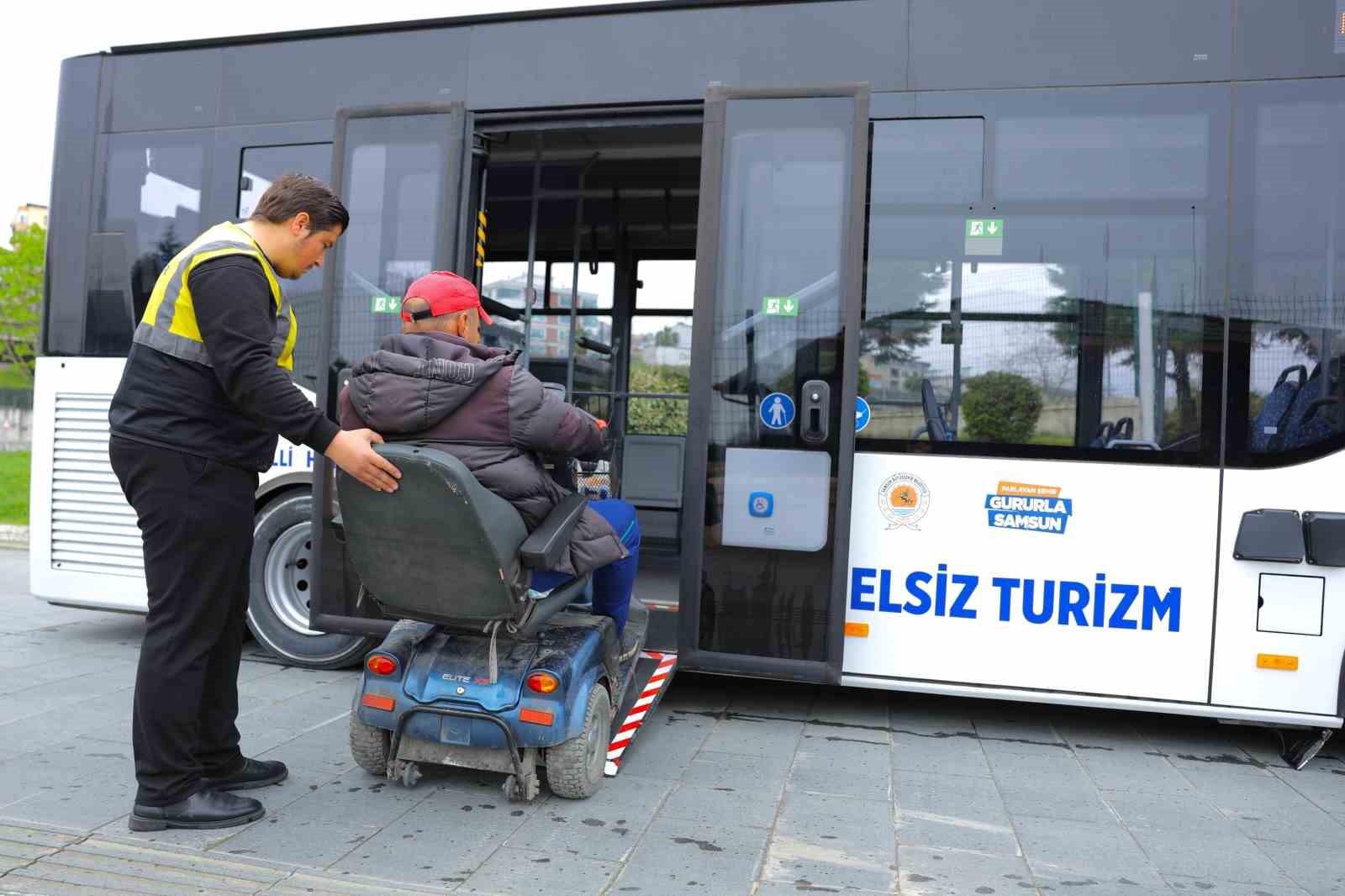 Samsun’da Engelsiz Turizm Otobüsü hizmette
