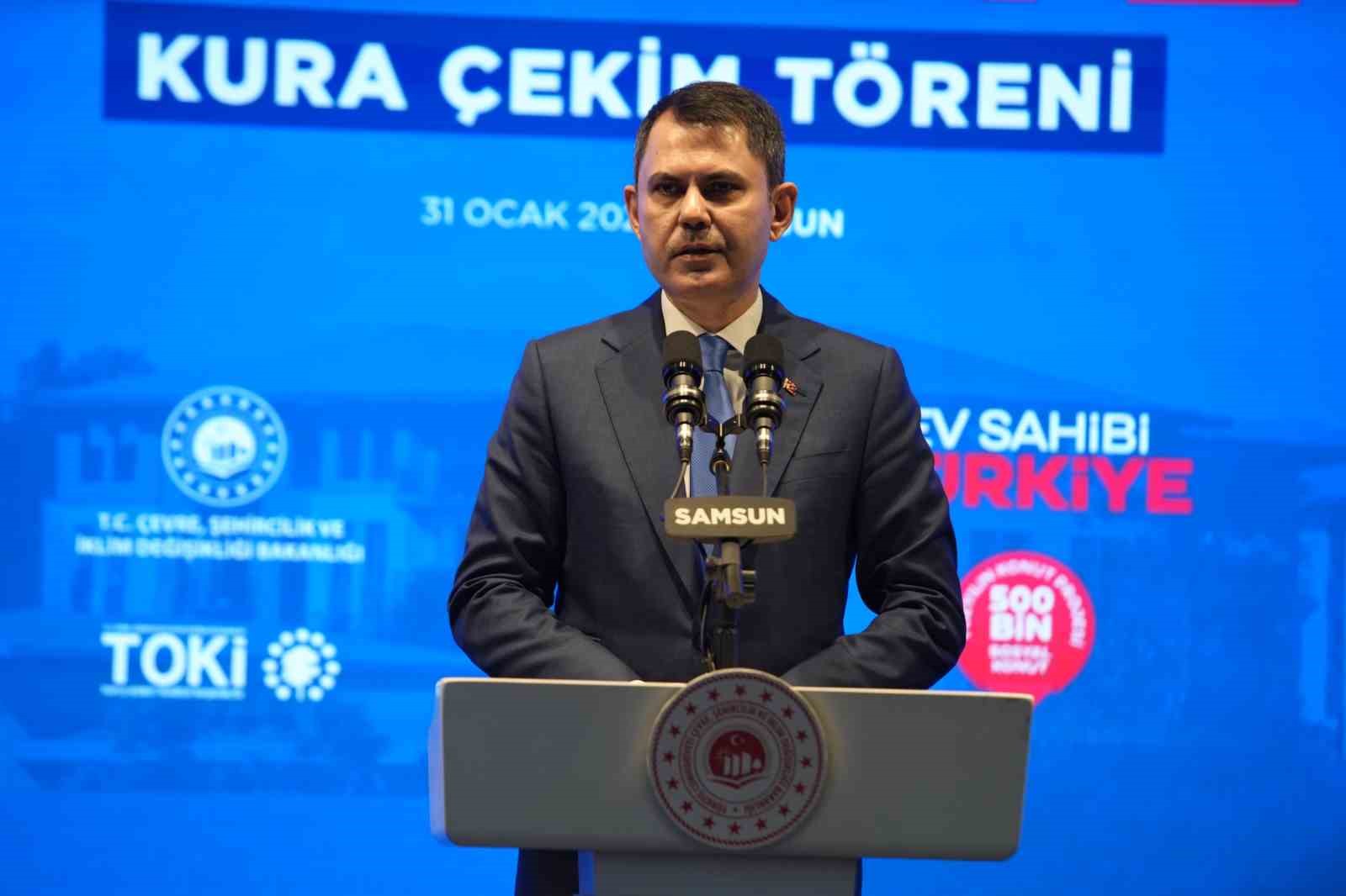 Samsun’da "Ev Sahibi Türkiye" Kura Çekim Töreni
Samsun’da "Ev Sahibi Türkiye" Kura Çekim Töreni