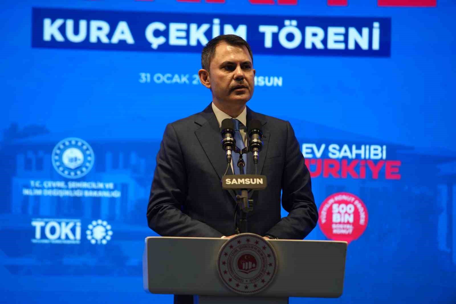 Samsun’da "Ev Sahibi Türkiye" Kura Çekim Töreni
Samsun’da "Ev Sahibi Türkiye" Kura Çekim Töreni