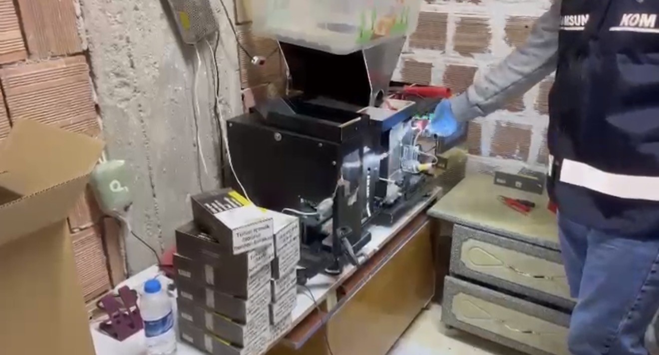 Samsun’da kaçak tütün mamulü operasyonu: 4 şüpheli yakalandı
