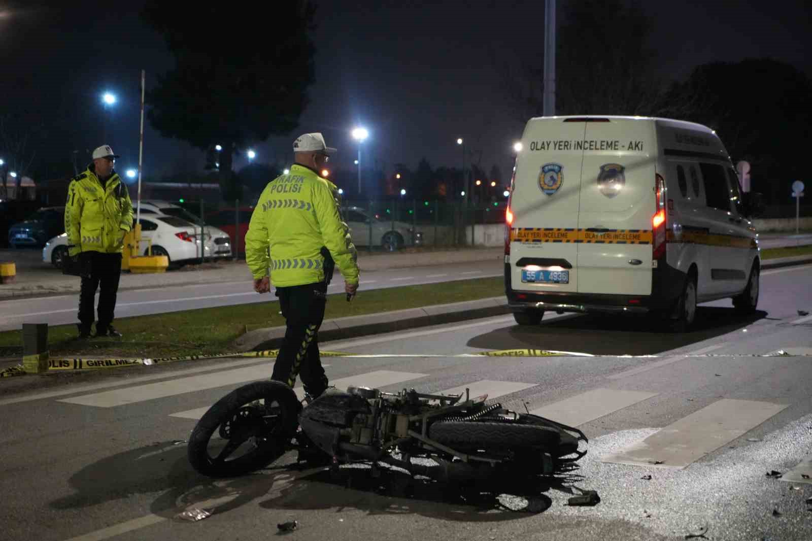 Samsun’da minibüs motosikletle çarpıştı: 1 ölü, 1 yaralı

