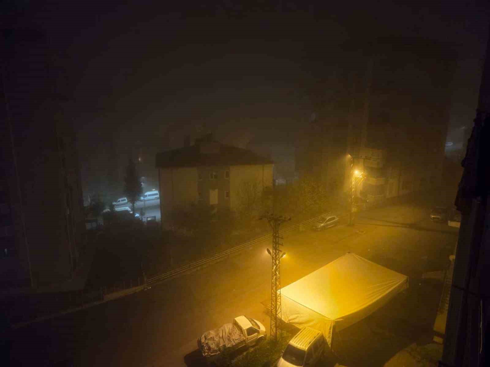 Samsun’da pus ve sis
