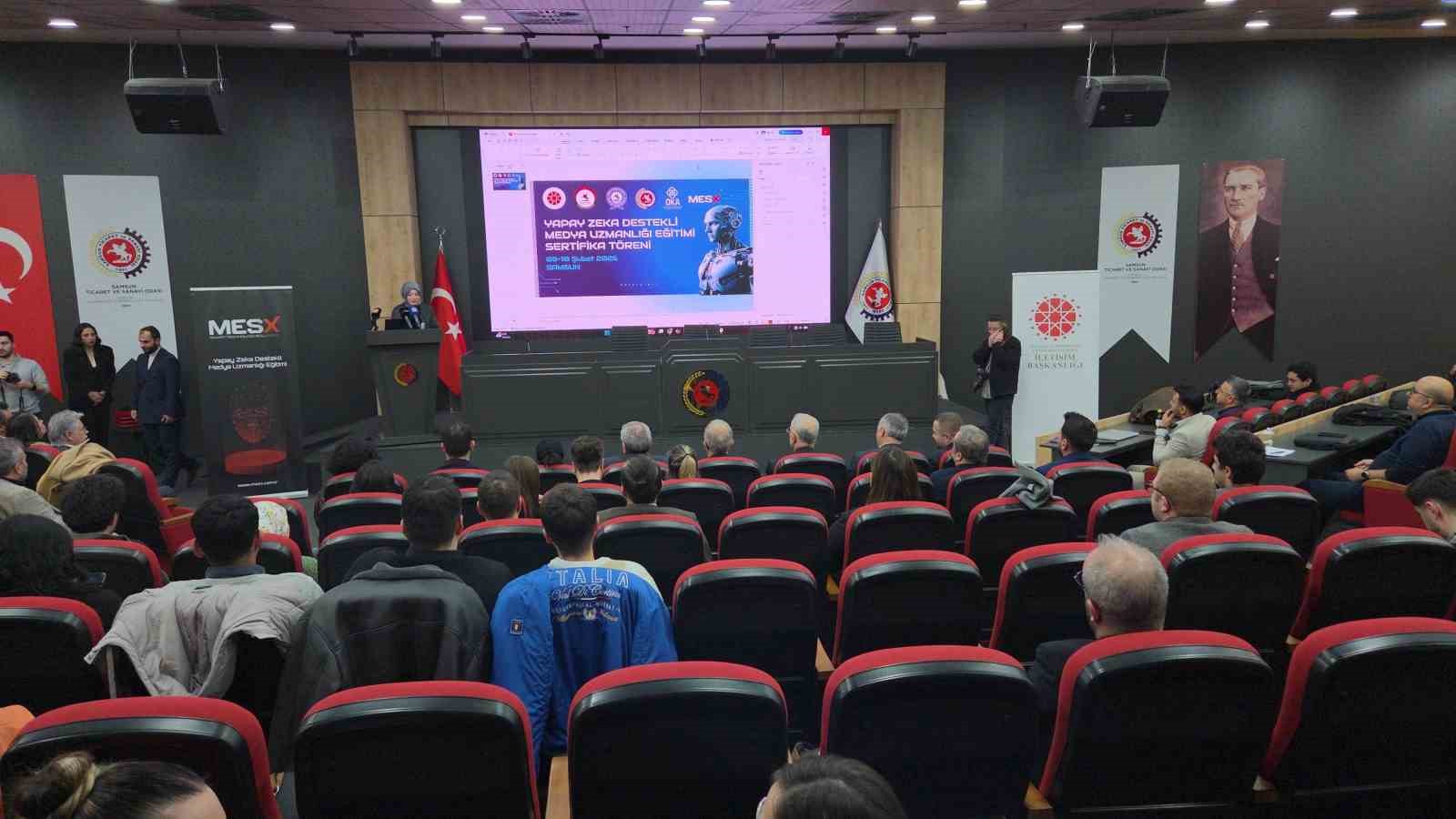 Samsun’da Yapay Zeka Destekli Medya Uzmanlığı eğitimi sona erdi
