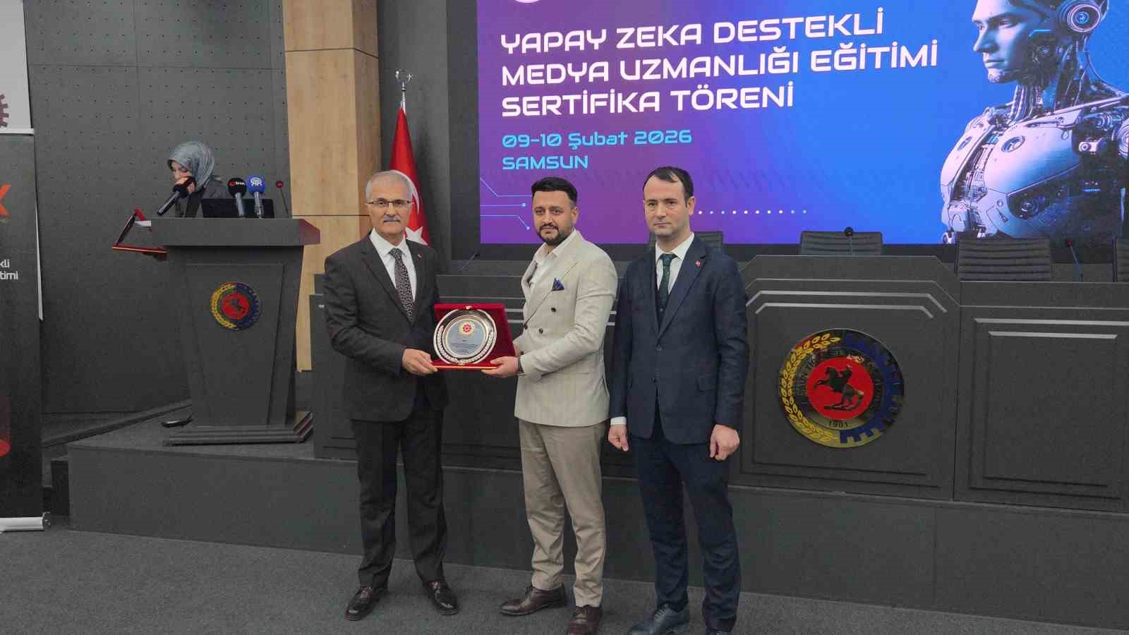 Samsun’da Yapay Zeka Destekli Medya Uzmanlığı eğitimi sona erdi
