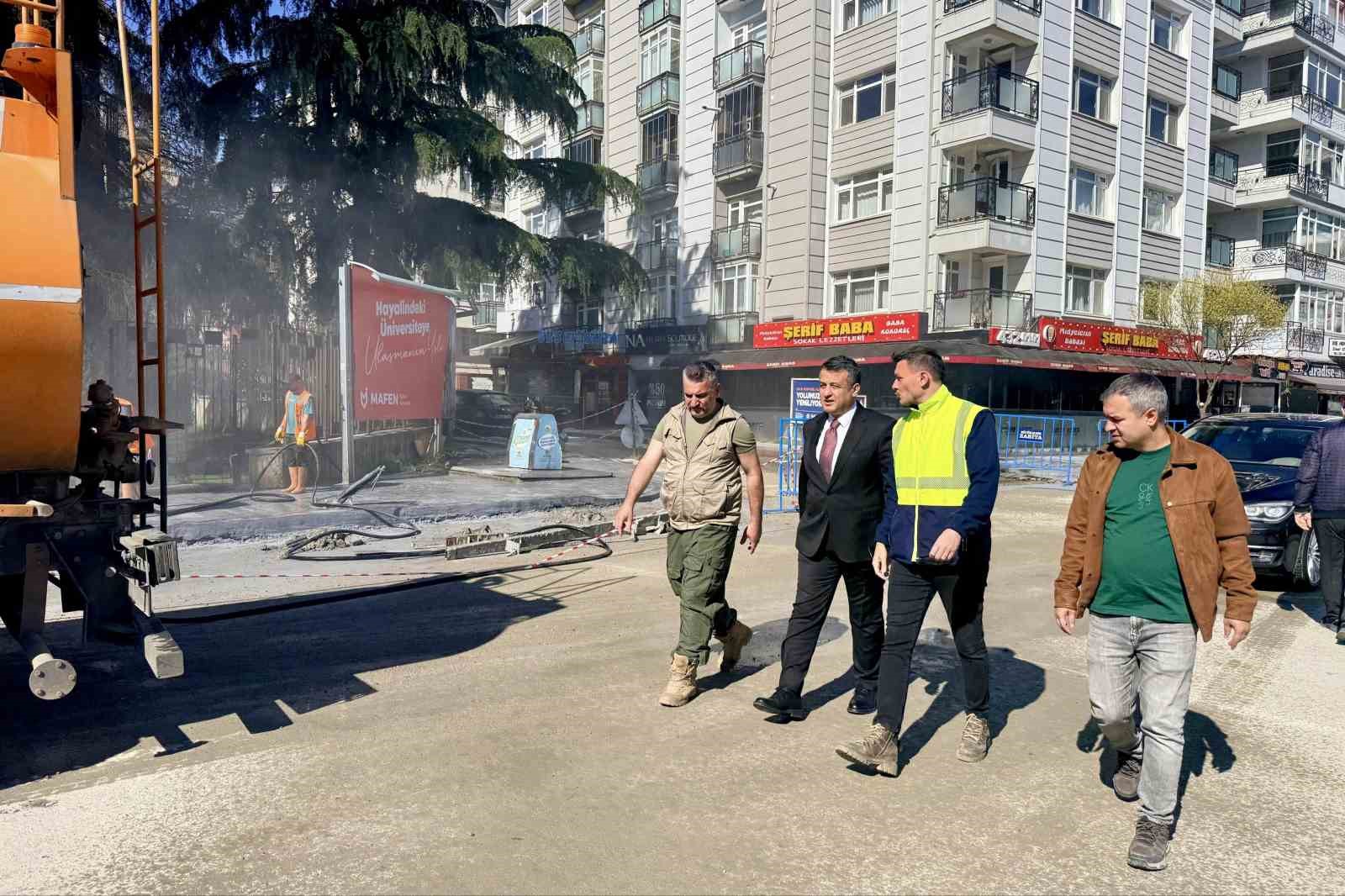 Samsun’da yol ve kaldırımlar yenileniyor

