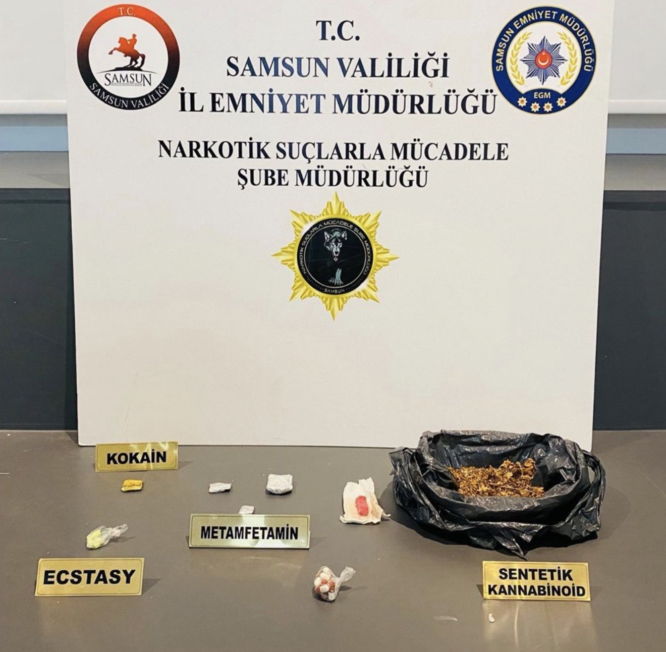 Samsun’da zehir tacirlerine darbe: 7 gözaltı
