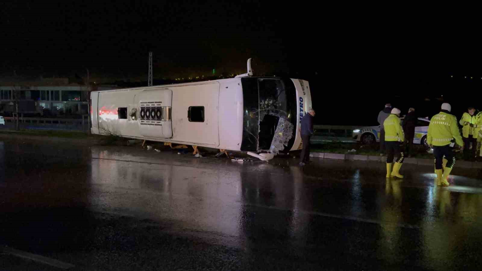 Samsun’daki otobüs kazasında yaralı sayısı 7’ye çıktı
