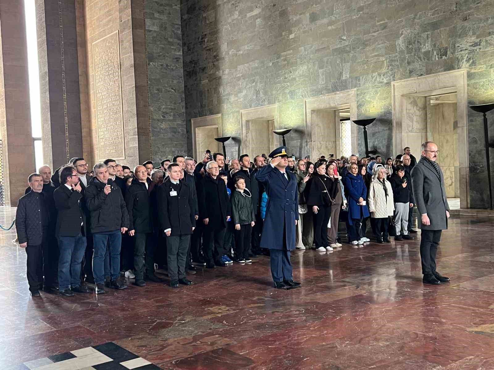 Samsunlu mübadillerden Anıtkabir ziyareti
