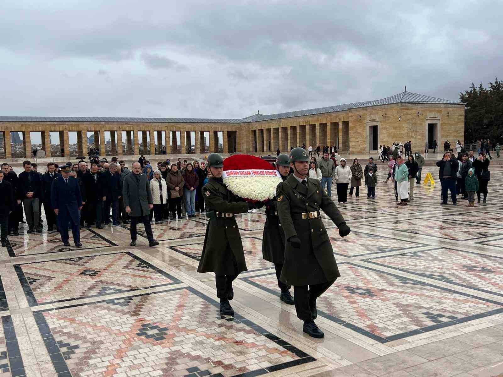 Samsunlu mübadillerden Anıtkabir ziyareti
