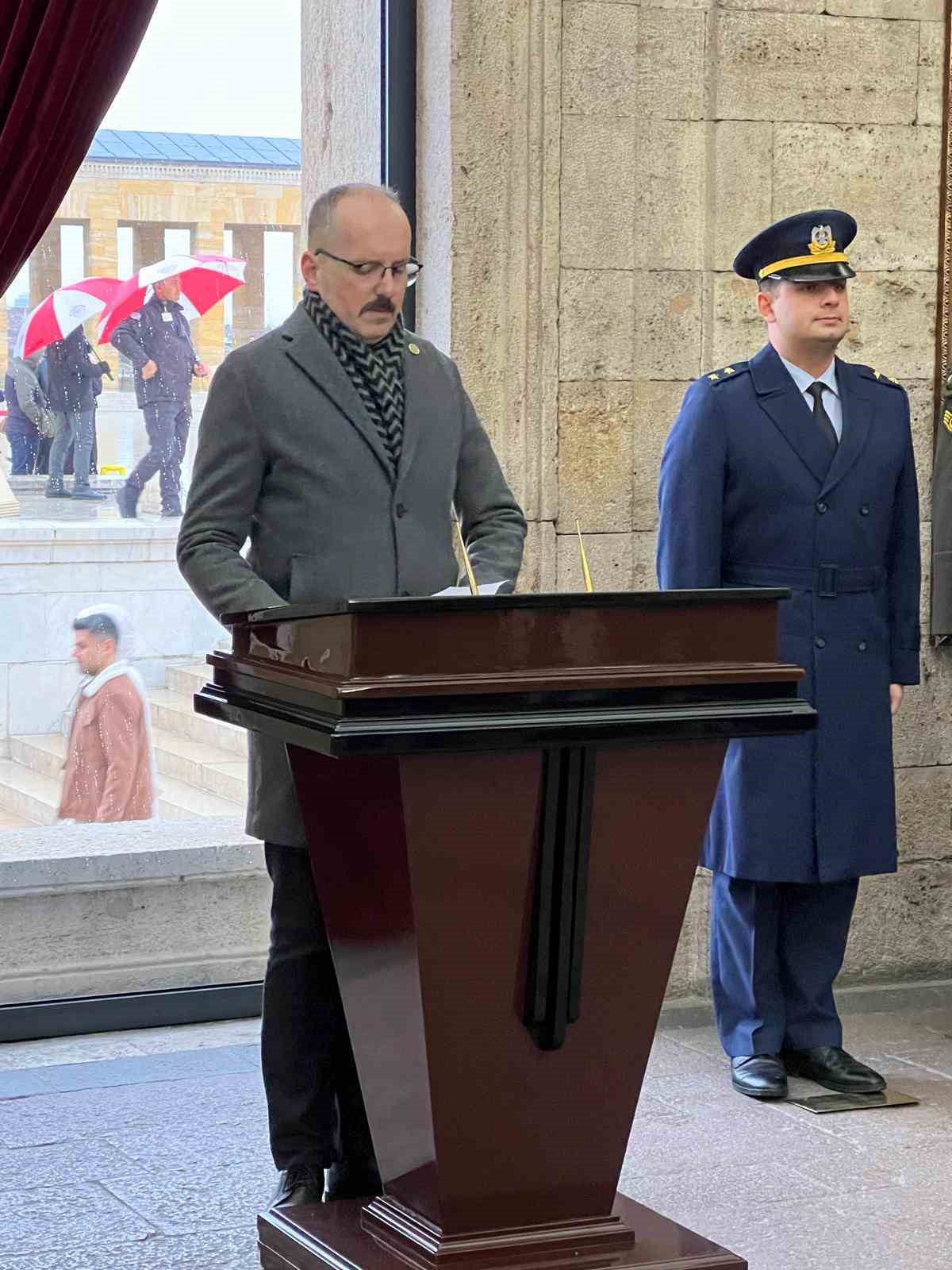 Samsunlu mübadillerden Anıtkabir ziyareti
