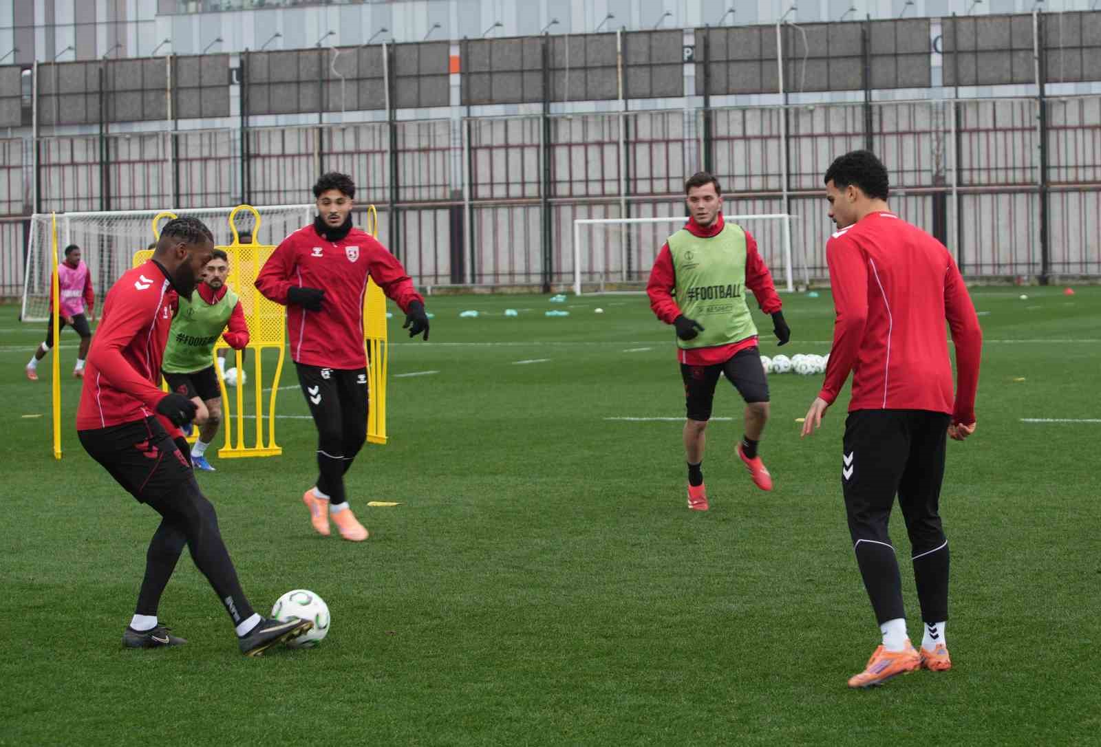 Samsunspor, Shkendija maçı hazırlıklarını tamamladı
