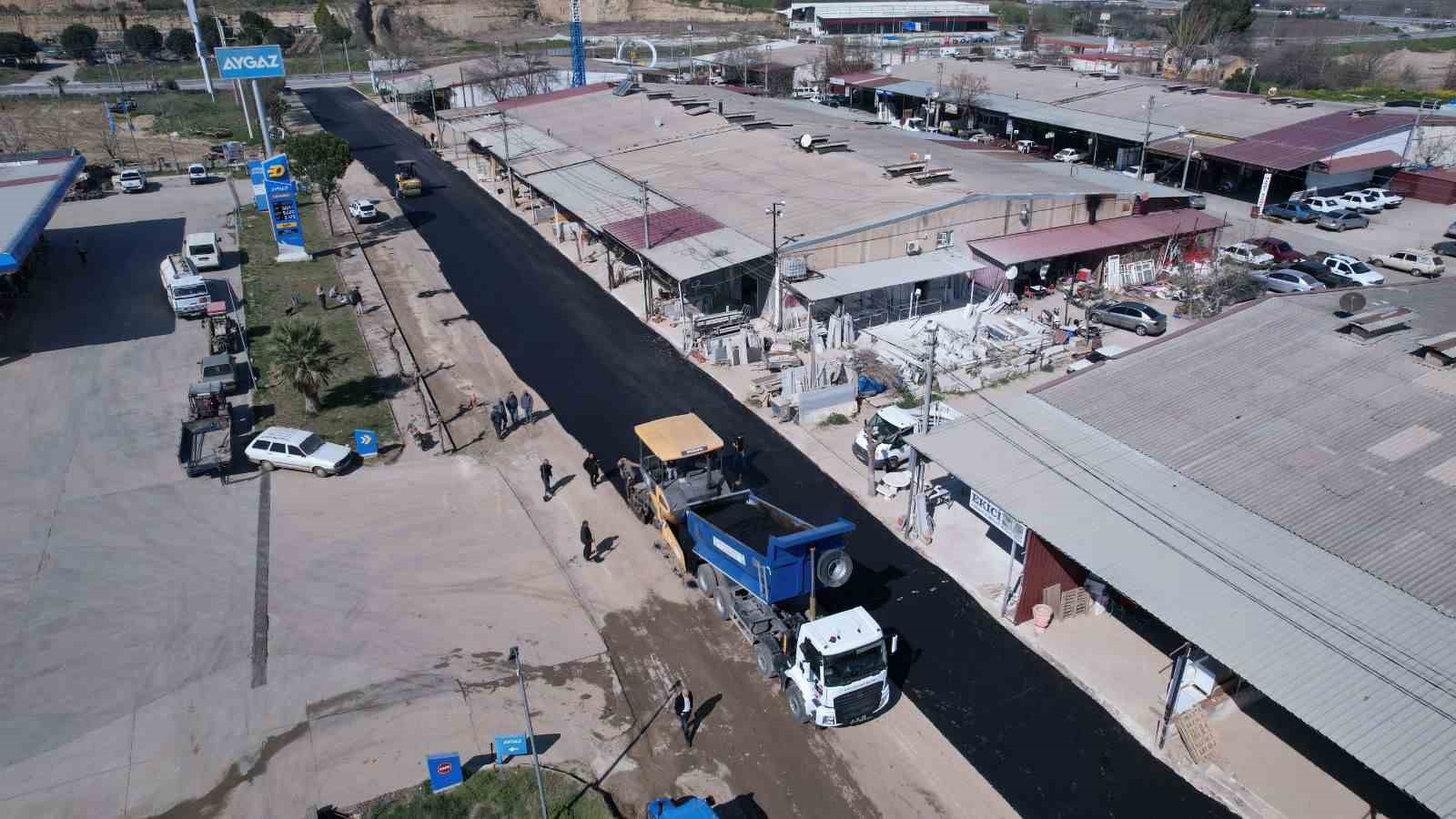 Sanayi sitesinin 10 yıllık yol sorunu bitiyor
