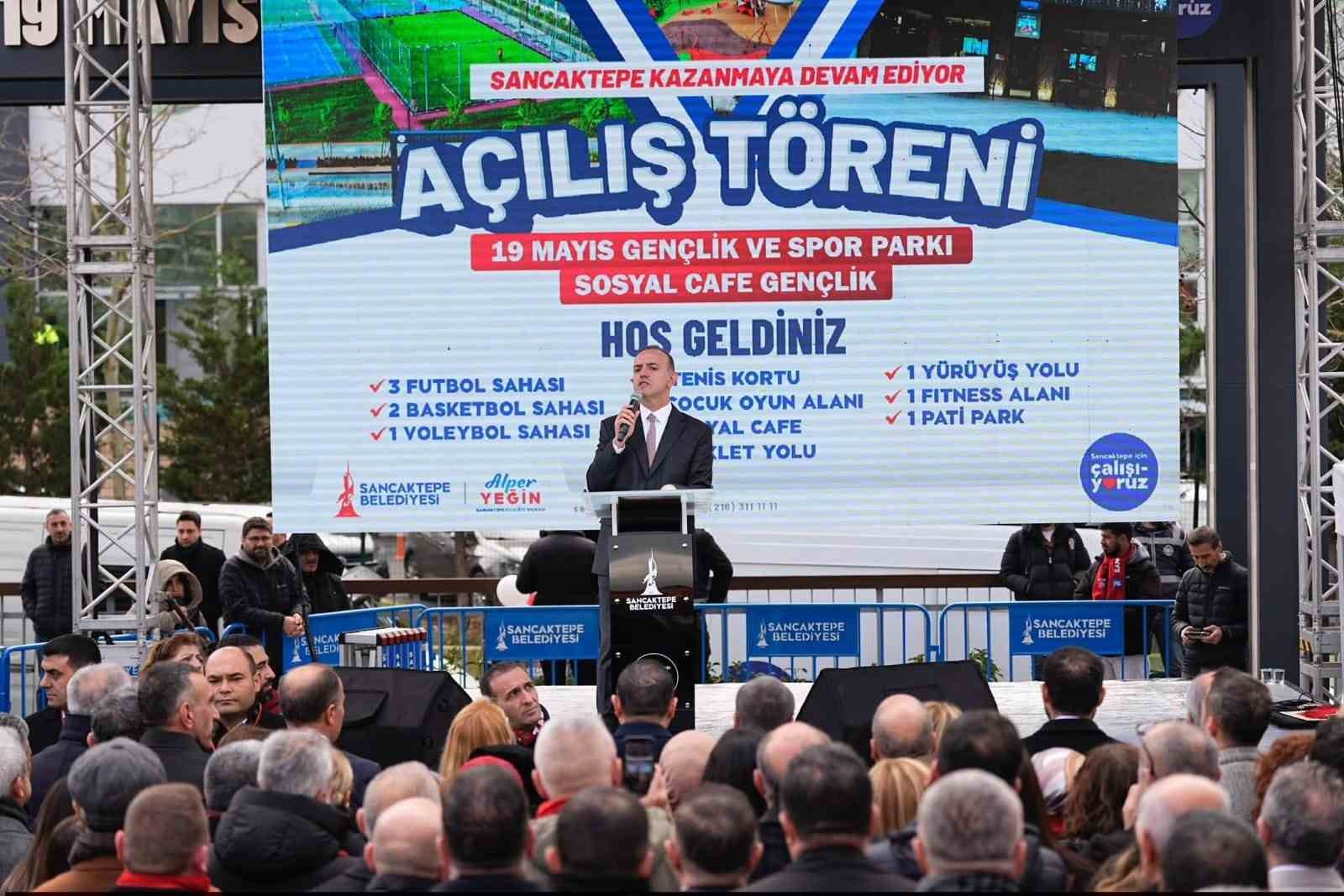 Sancaktepe’de gençliğe ve spora büyük yatırım: 19 Mayıs Gençlik ve Spor Parkı hizmete açıldı
