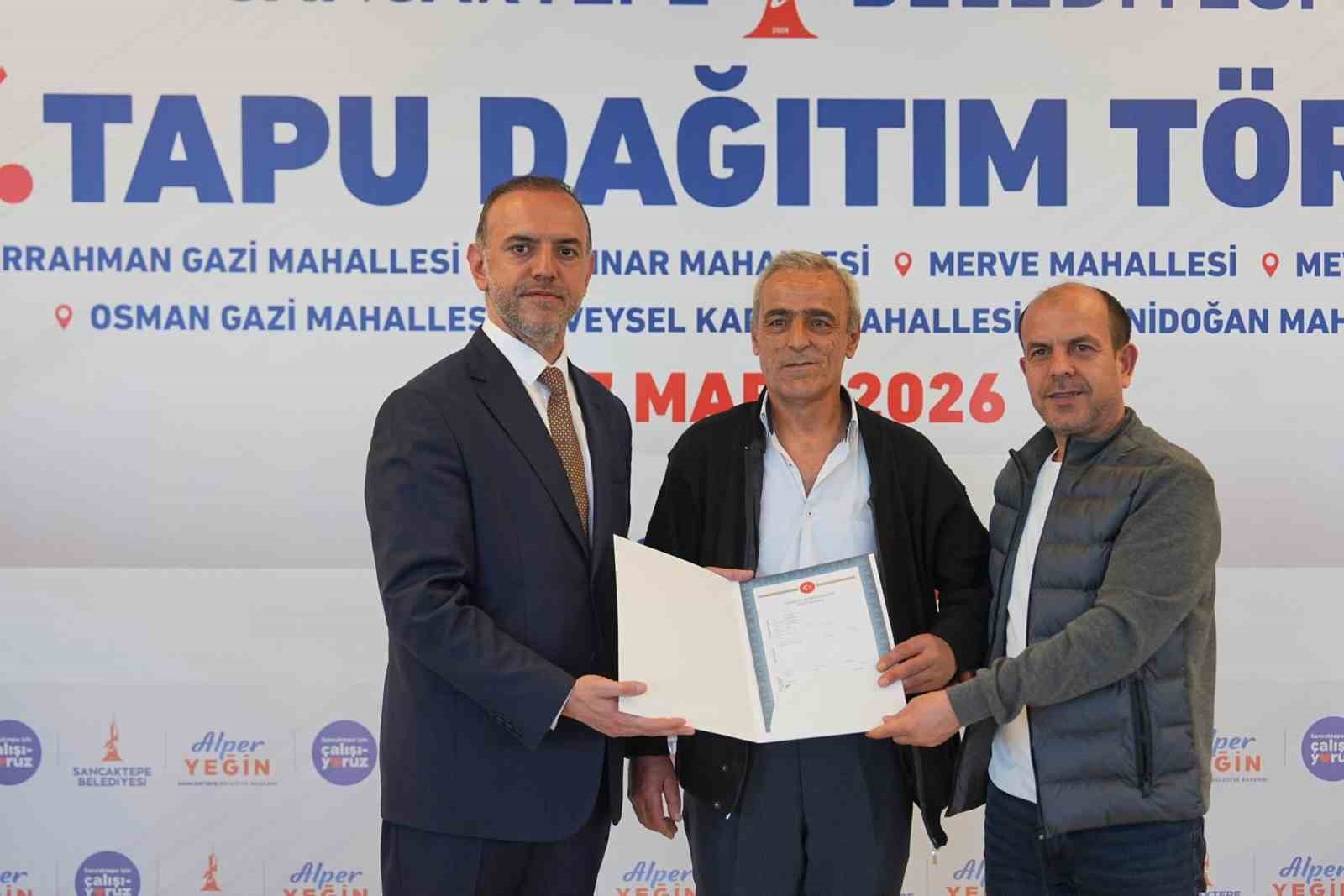 Sancaktepe’de tapu sorunları tüm hızıyla çözülmeye devam ediyor
