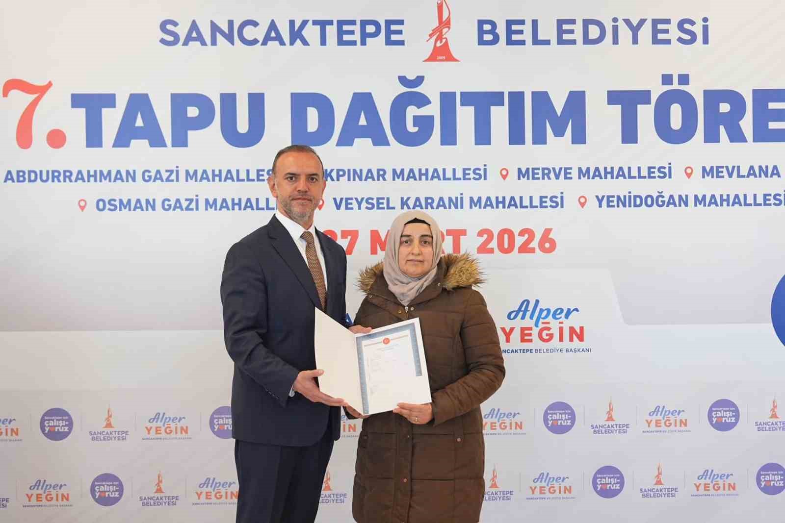 Sancaktepe’de tapu sorunları tüm hızıyla çözülmeye devam ediyor
