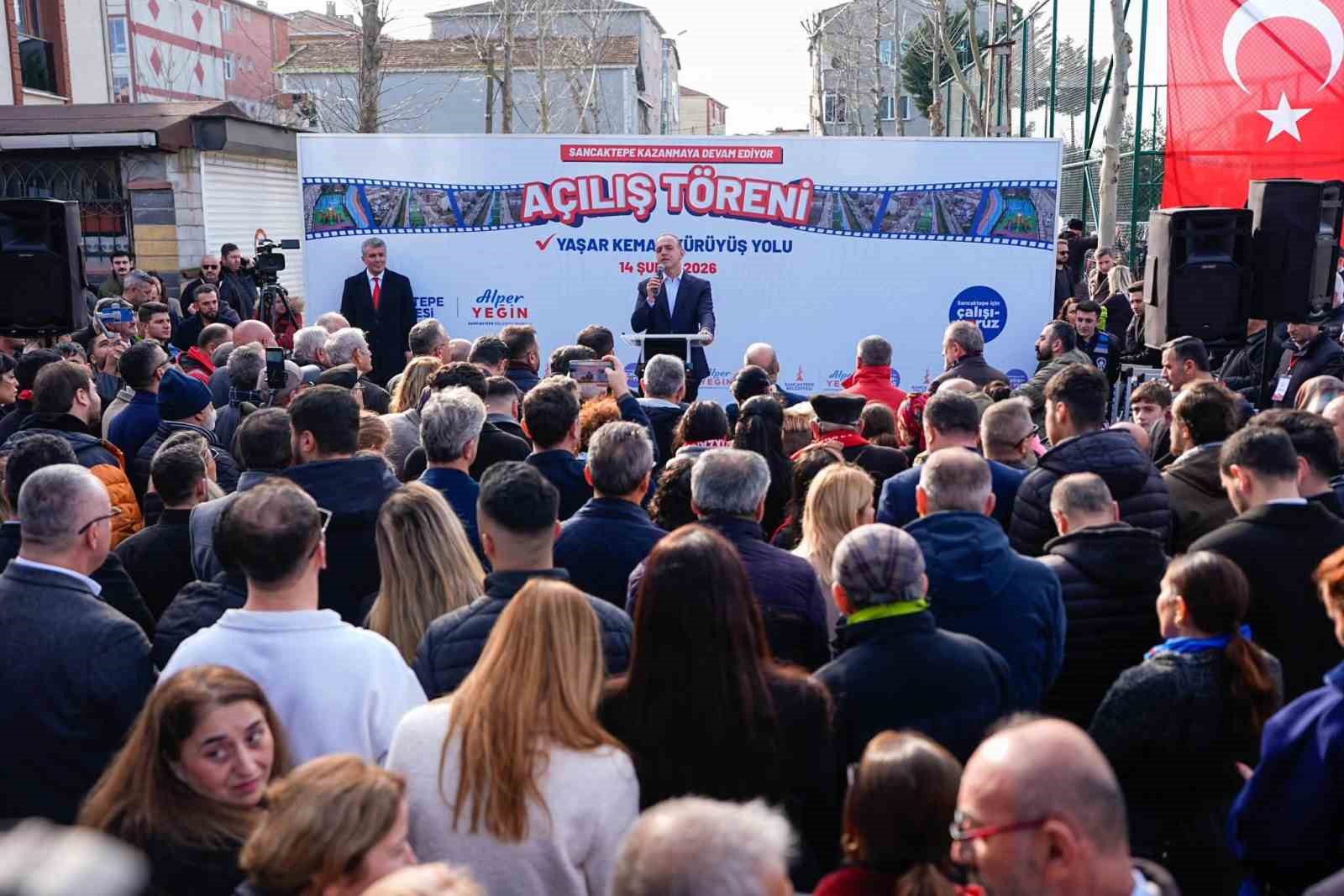 Sancaktepe’de Yaşar Kemal Yürüyüş Yolu ve Spor Alanı hizmete açıldı
