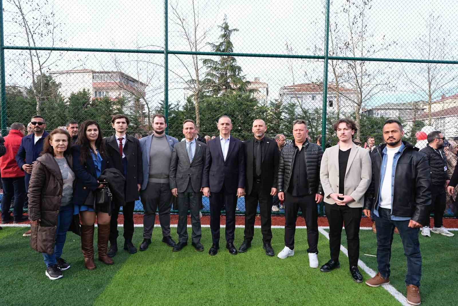 Sancaktepe’de Yaşar Kemal Yürüyüş Yolu ve Spor Alanı hizmete açıldı
