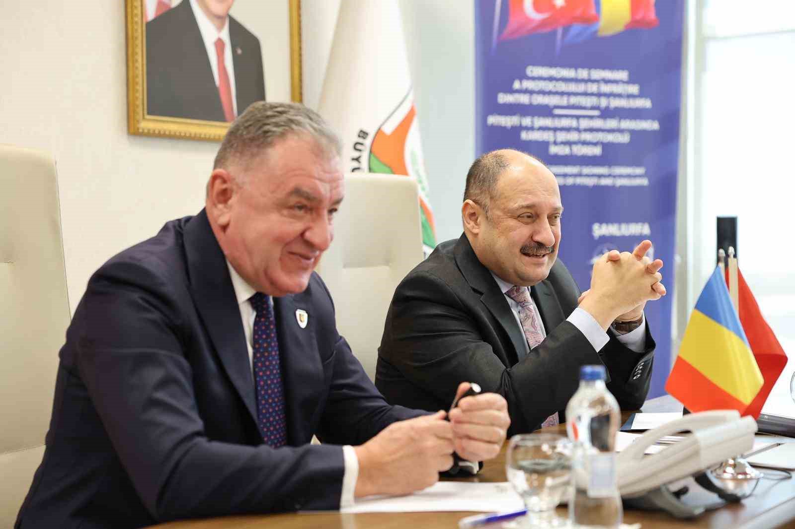 Şanlıurfa ile Romanya’nın Piteti kenti kardeş şehir oldu
