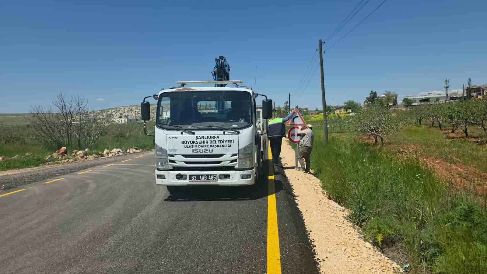 Şanlıurfa kırsalında ulaşım güvenliği artıyor
