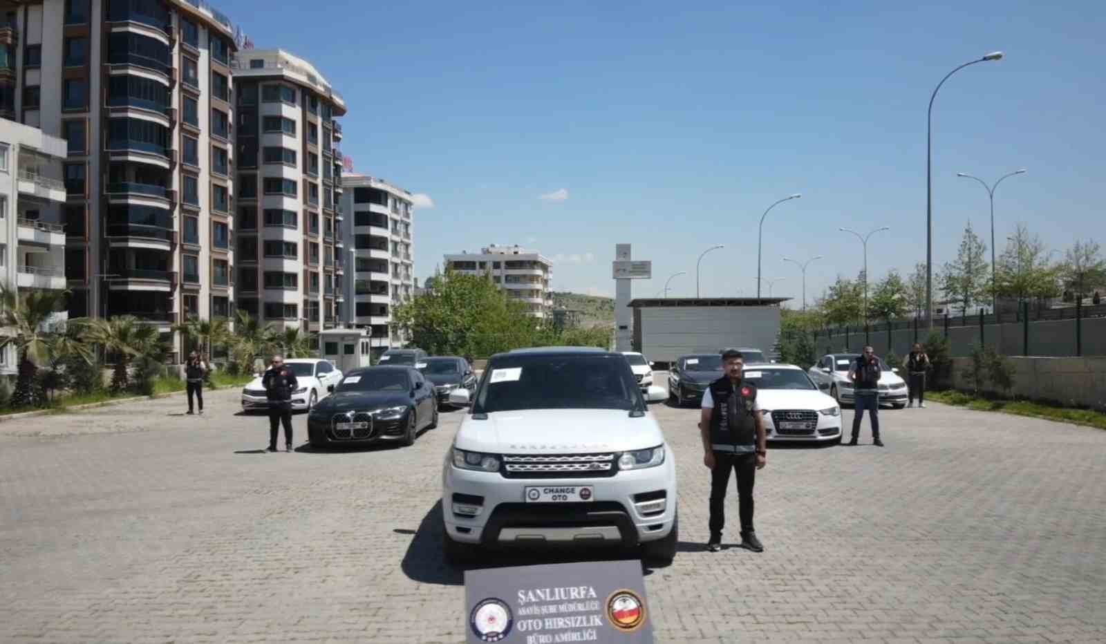 Şanlıurfa merkezli "change" araç operasyonunda 2 tutuklama
