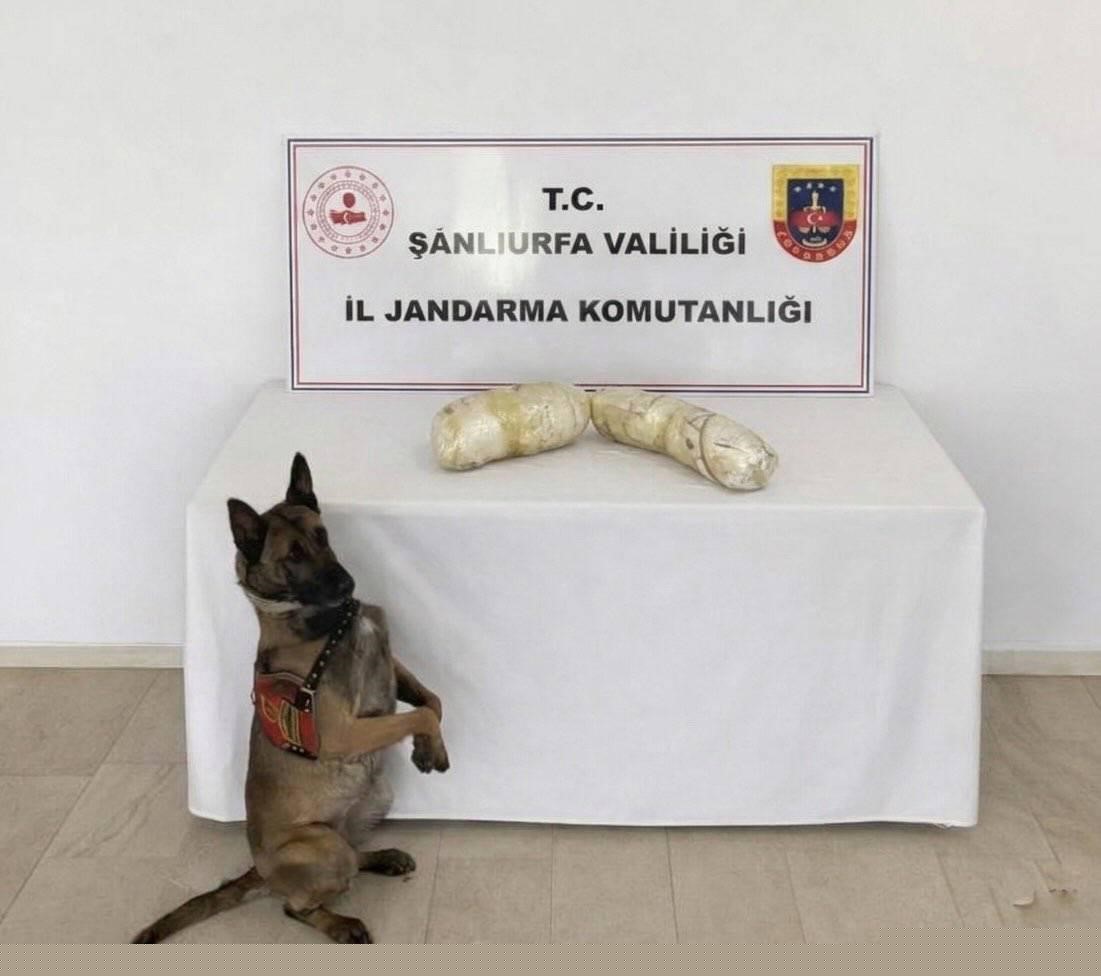 Şanlıurfa’da 2 kilogram uyuşturucu ele geçirildi: 2 gözaltı
