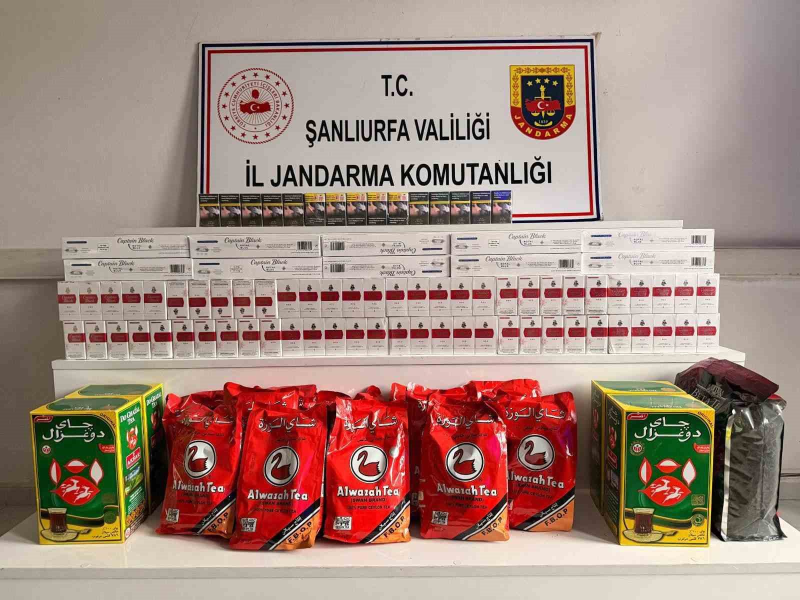 Şanlıurfa’da 5 bin 700 paket gümrük kaçağı sigara ele geçirildi
