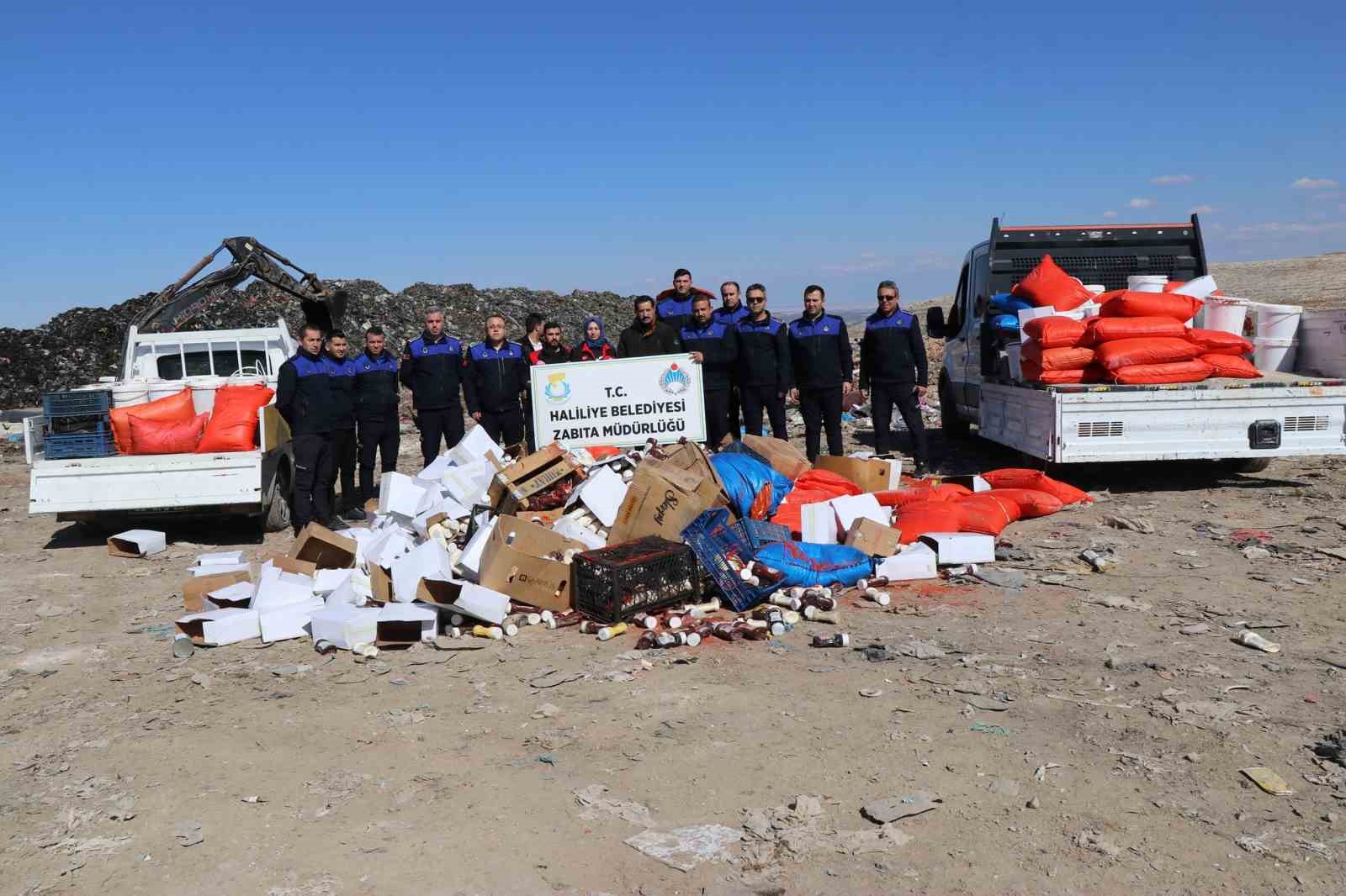 Şanlıurfa’da 5 ton bozuk gıda ele geçirildi
