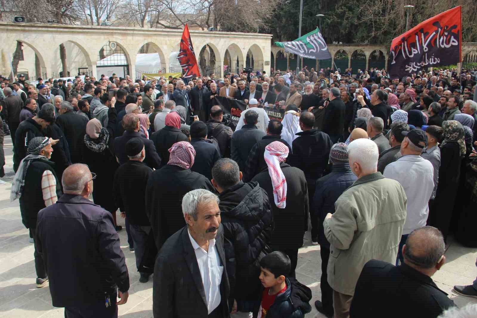 Şanlıurfa’da İran’a yönelik saldırıya tepki
