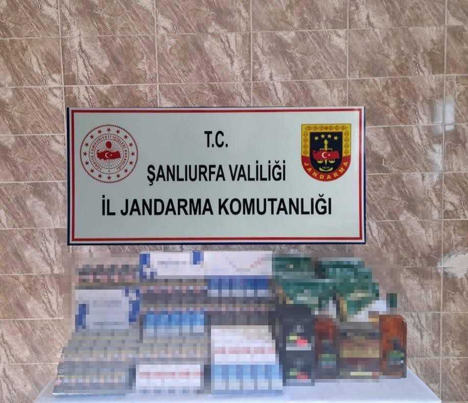Şanlıurfa’da kaçak alkol ve sigara ele geçirildi
