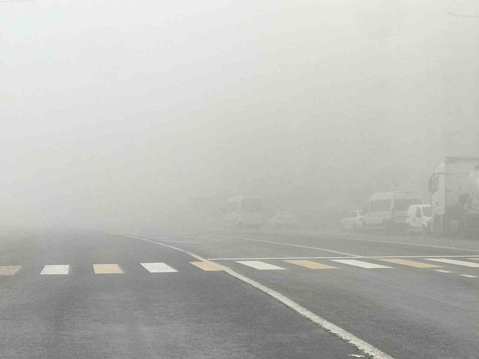 Şanlıurfa’da sis nedeniyle görüş mesafesi düştü
