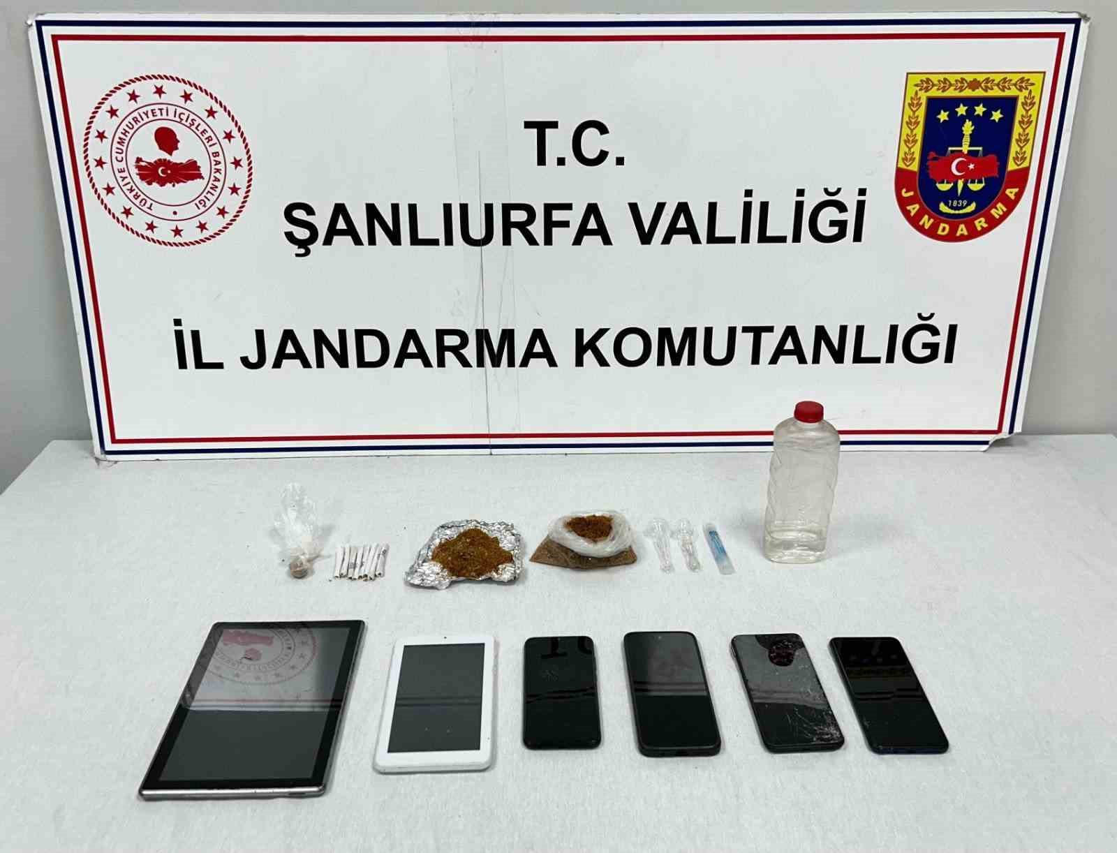 Şanlıurfa’da uyuşturucu operasyonu: 3 tutuklama
