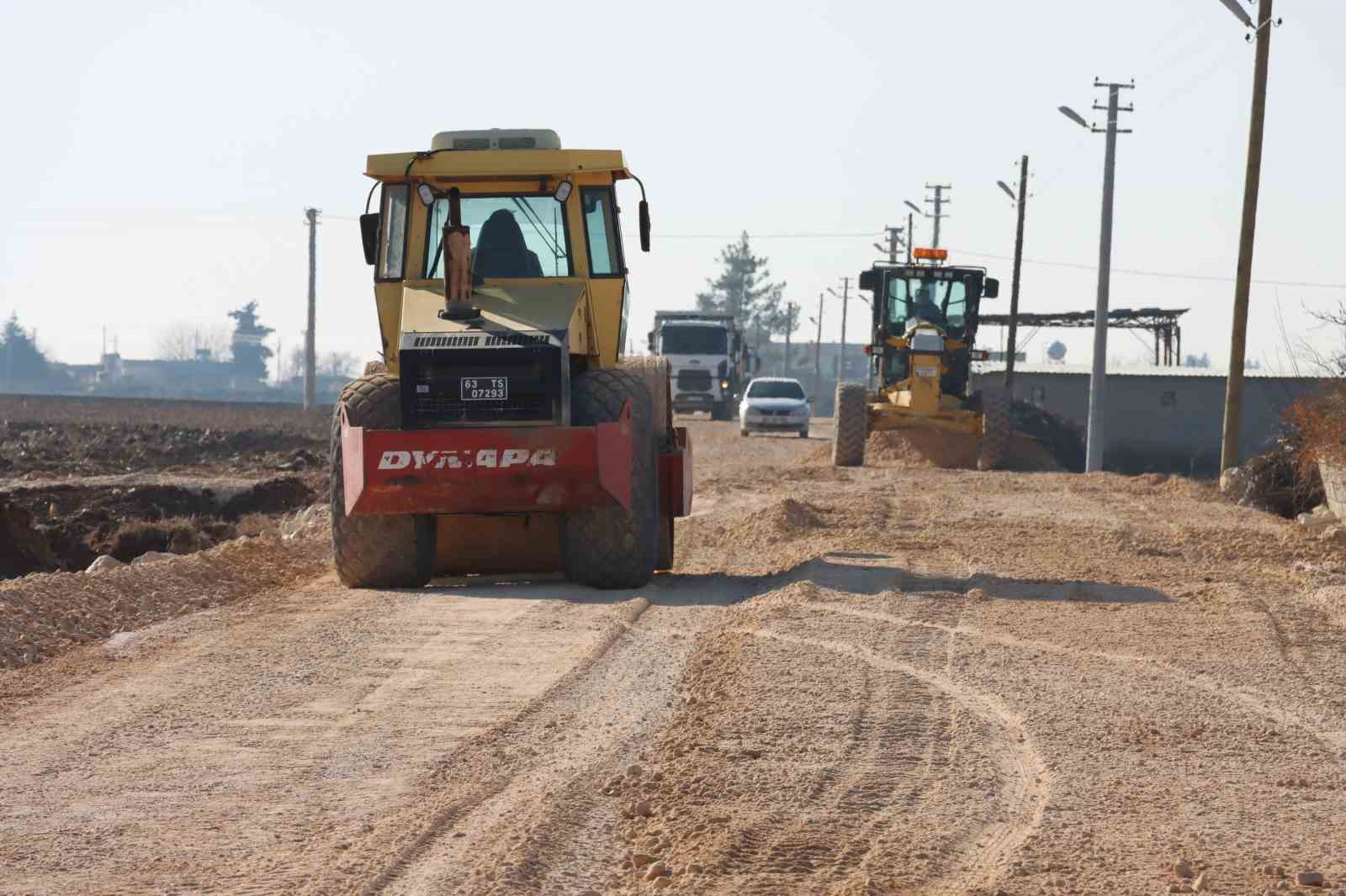 Şanlıurfa’daki grup yolunda çalışmalar devam ediyor
