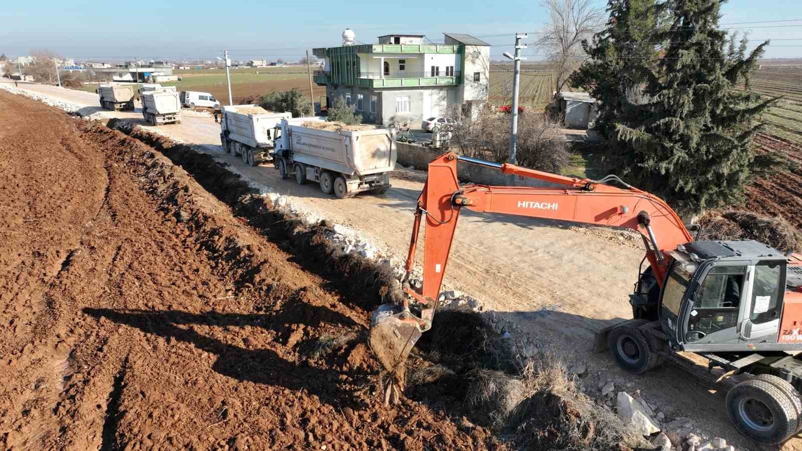 Şanlıurfa’daki grup yolunda çalışmalar devam ediyor
