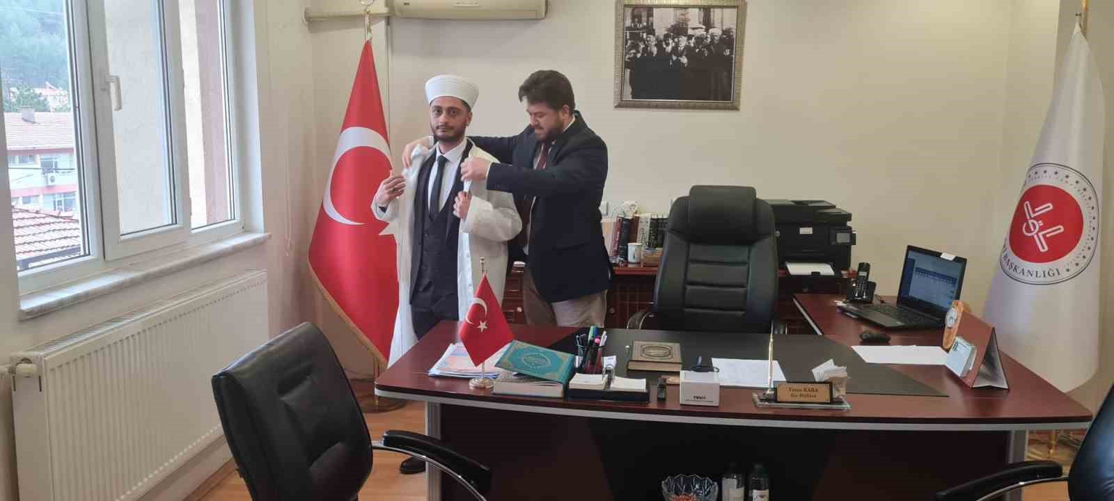 Şaphane’de yeni göreve başlayan din görevlileri için tören düzenlendi
