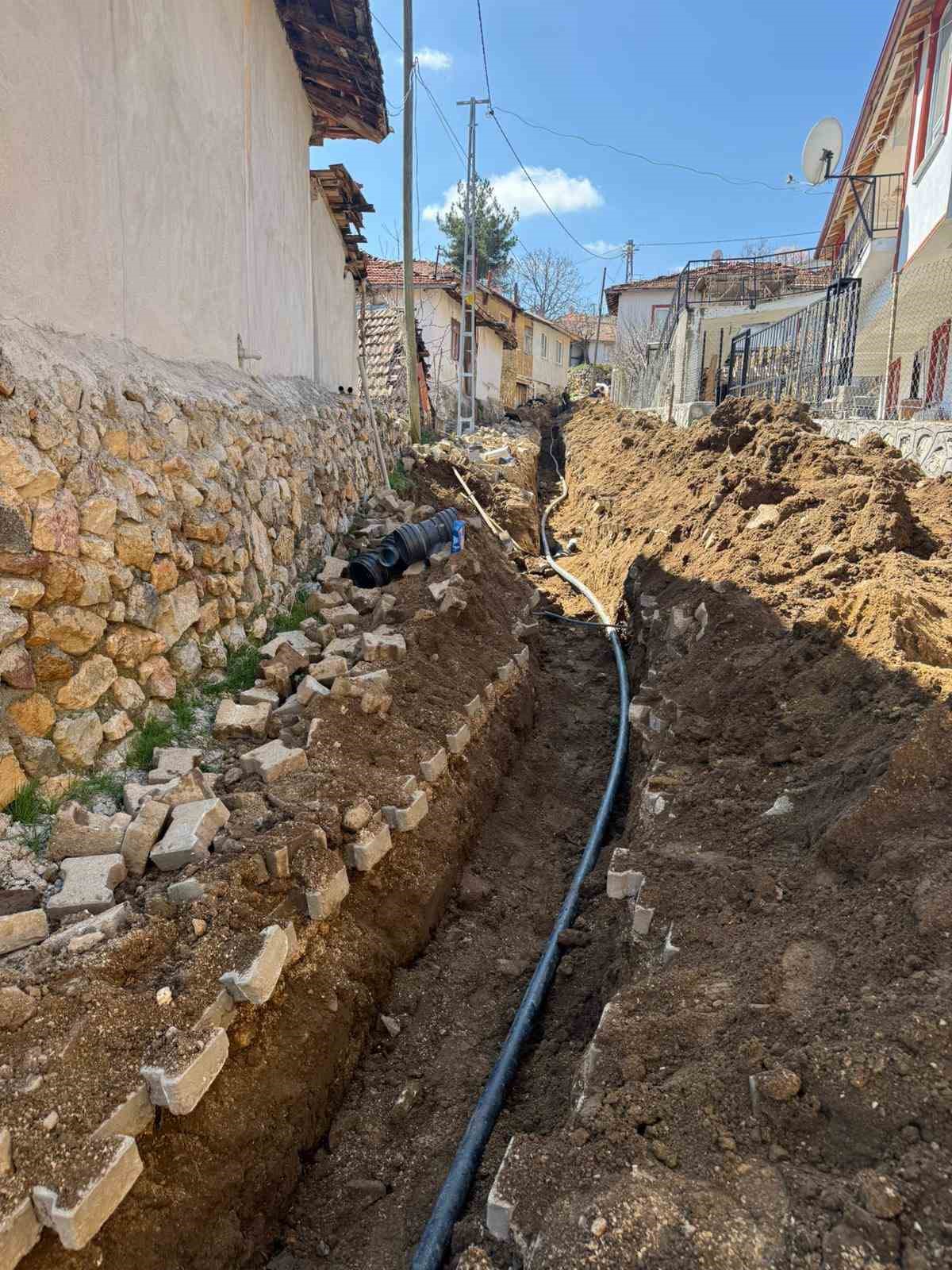 Saraycık köyünde altyapı yenilendi
