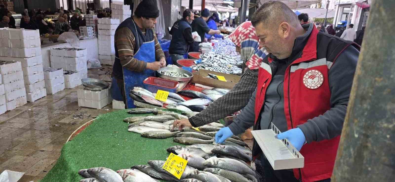 Sarıgöl’de balık tezgahlarına sıkı denetim
