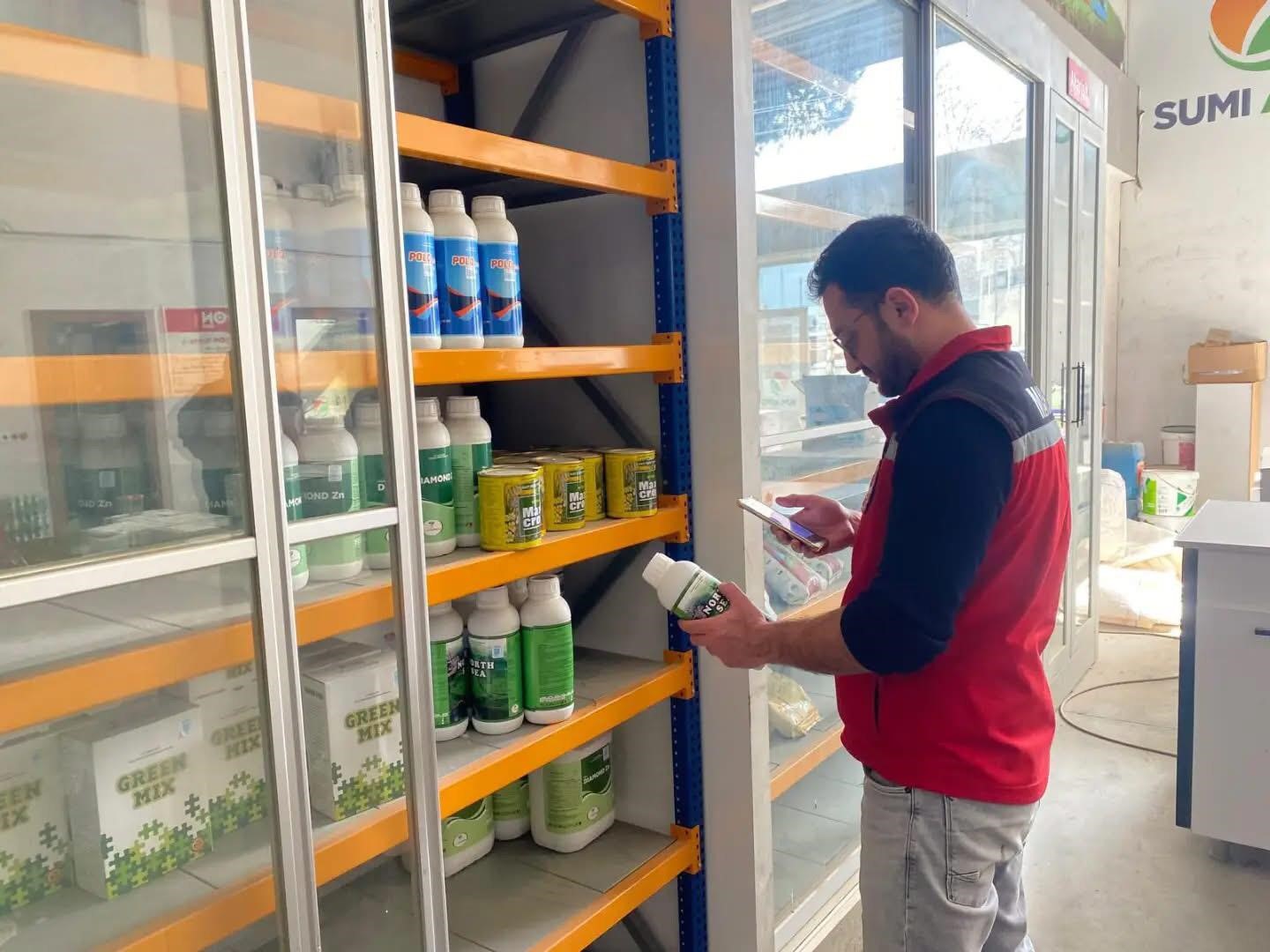 Sarıgöl’de gübre ve zirai ilaç satış noktaları denetlendi
