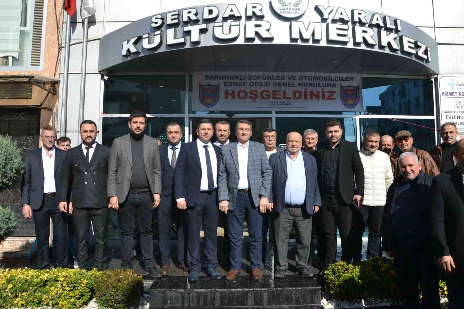 Sarıhanlı Şoförler Odasında Başkan Bilek güven tazeledi
