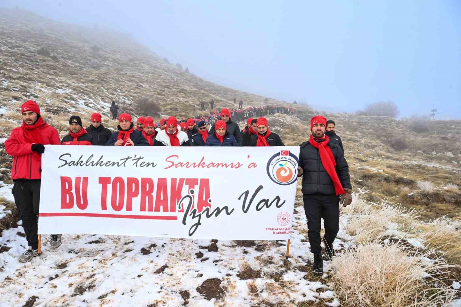 Sarıkamış şehitleri Antalya’da anıldı
