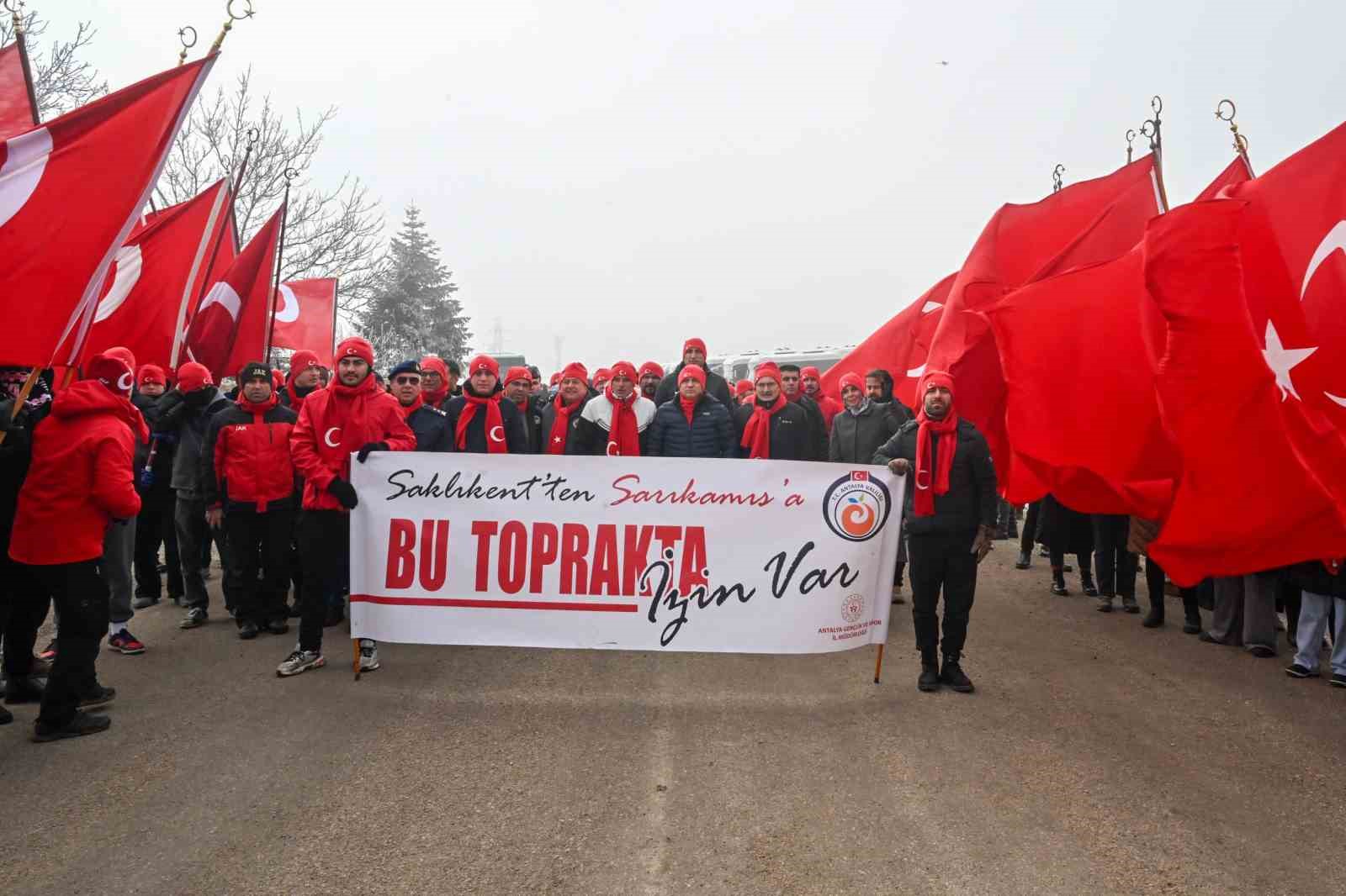 Sarıkamış şehitleri Antalya’da anıldı
