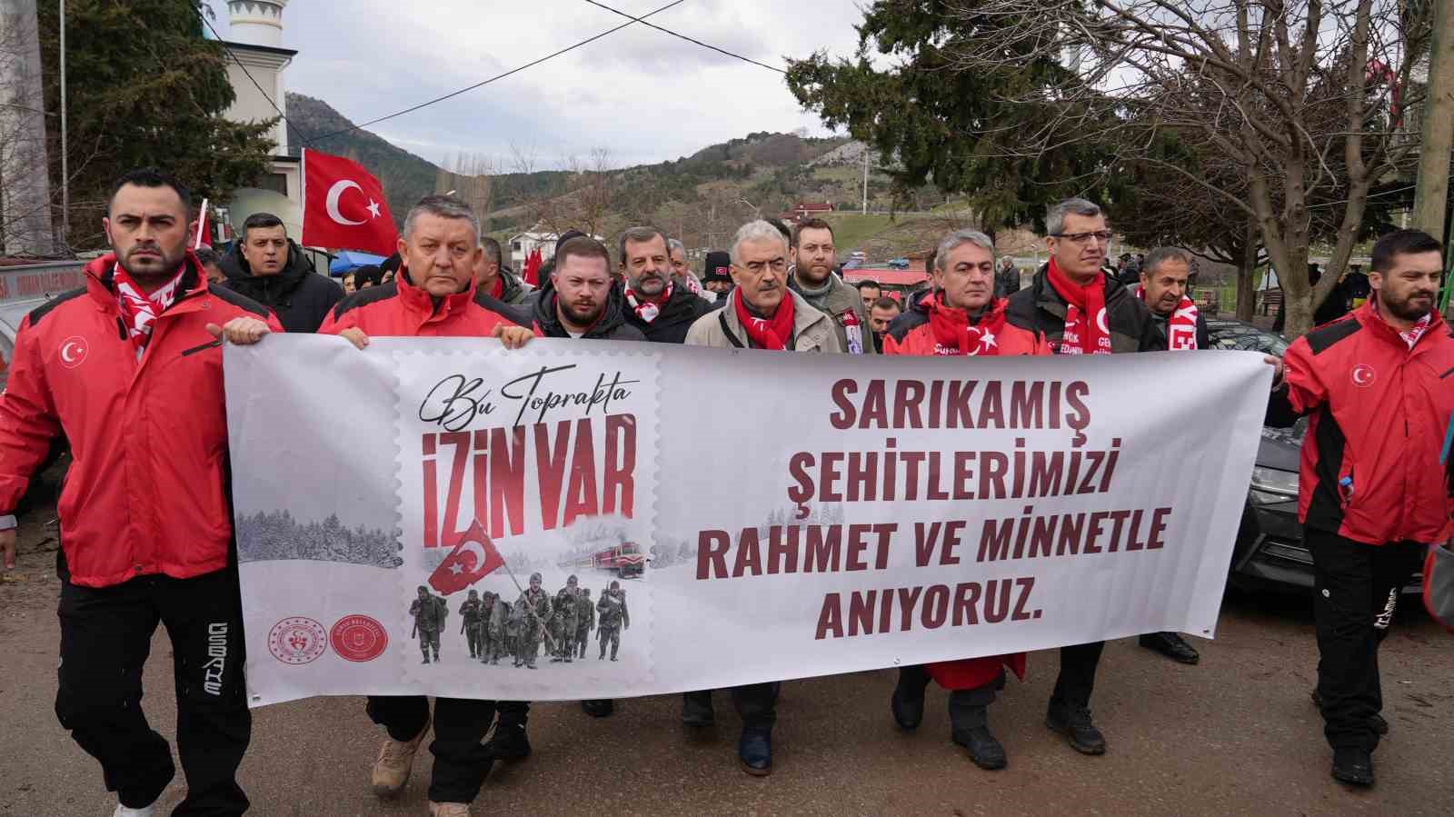 Sarıkamış Şehitleri, Bursa’da da unutulmadı
