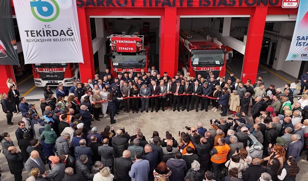 Şarköy’de modern itfaiye istasyonu hizmete açıldı
