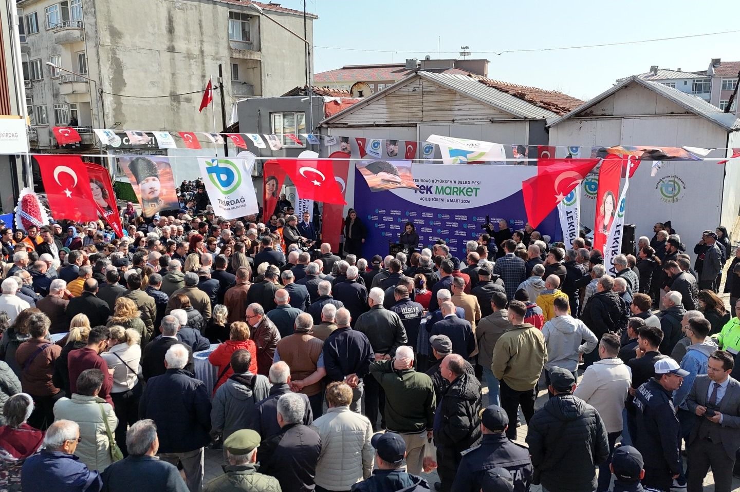 Şarköy’de TEK Market hizmete açıldı
