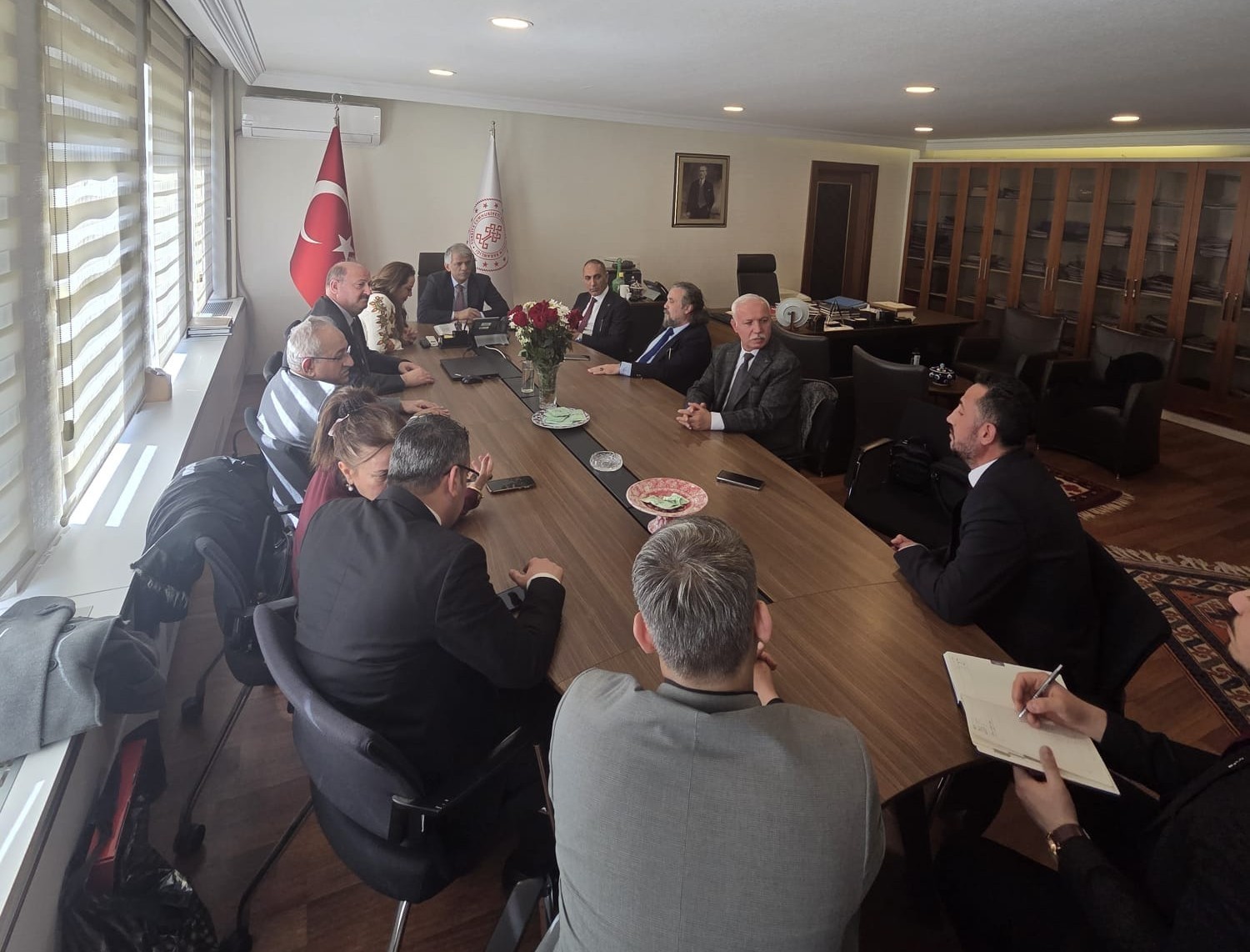 SATKOF ve USTKON heyetinden Kültür ve Turizm Bakan Yardımcısı Alpaslan’a ziyaret

