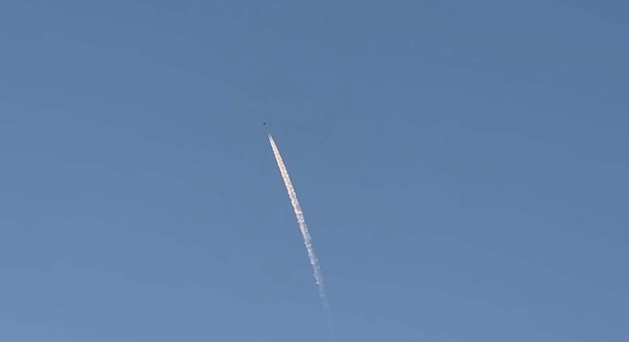 Savaş uçaklarından sınırda devriye uçuşu
